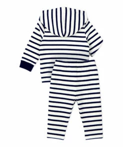 Barber Organic Cotton Set Navy blue Petit Bateau Fashion Baby -Baby Tops Elegant Store barber organic cotton set navy blue petit bateau fashion baby 2