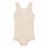 Barcelona Silk and Cotton Playsuit Powder pink Minimalisma Fashion Baby, Children