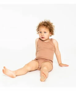 Barcelona Silk Babygrow Powder pink Minimalisma Fashion Baby 6 Barcelona Silk Babygrow Powder pink Minimalisma Fashion Baby -Baby Tops Elegant Store barcelona silk babygrow powder pink minimalisma fashion baby 2