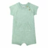 Bardigan Terry Cloth Playsuit Green Petit Bateau Fashion Baby