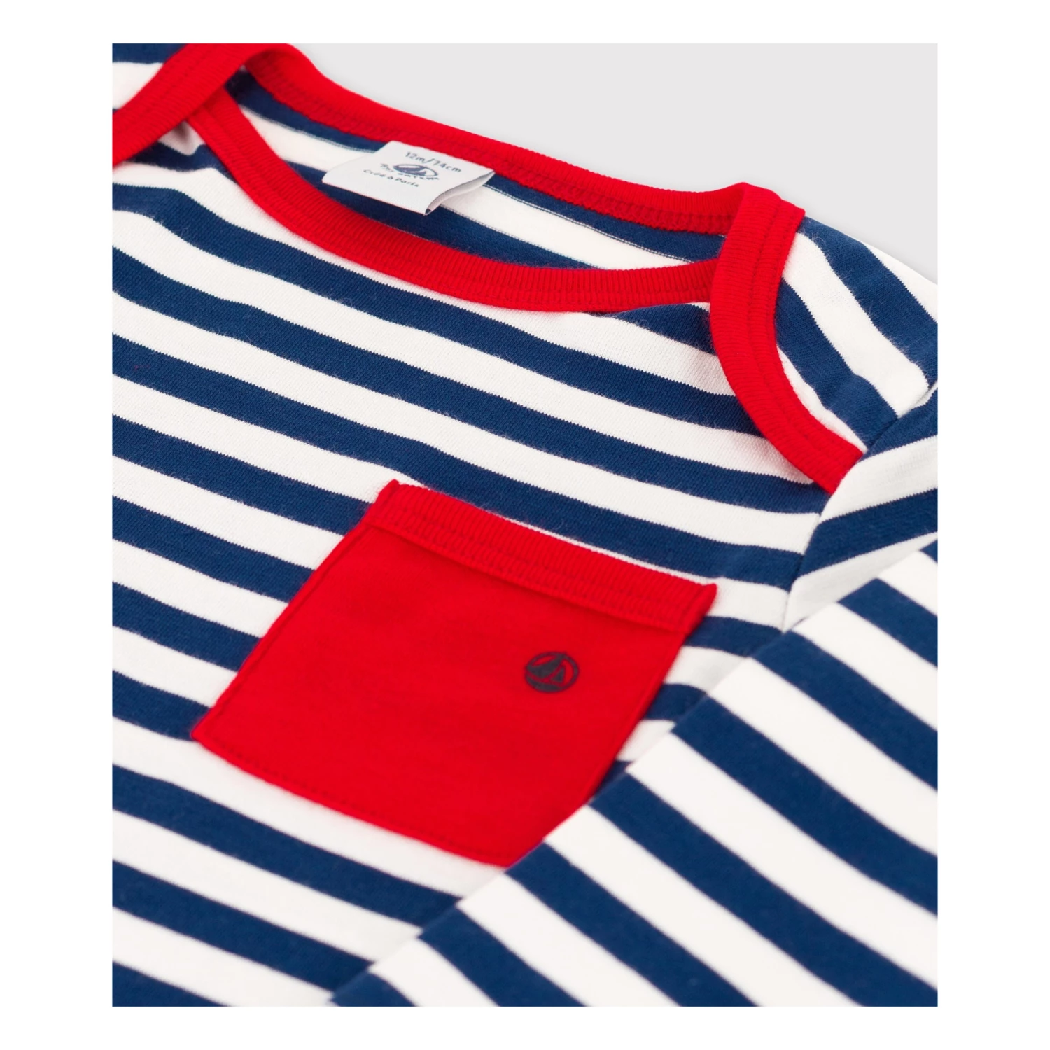 Barlow T-shirt Blue Petit Bateau Fashion Baby 4 Barlow T-shirt Blue Petit Bateau Fashion Baby - Image 4