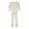 Barn Silk Pyjamas Cream Minimalisma Fashion Baby