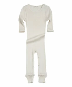 Barn Silk Pyjamas Cream Minimalisma Fashion Baby