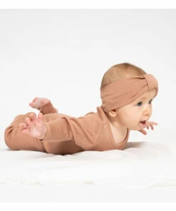 Barn Silk Pyjamas Terracotta Minimalisma Fashion Baby -Baby Tops Elegant Store barn silk pyjamas terracotta minimalisma fashion baby 1