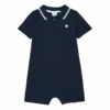 Barreau Playsuit Navy blue Petit Bateau Fashion Baby