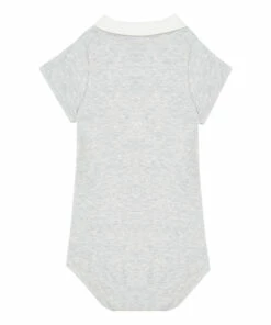 Baseball Organic Cotton Baby Bodysuit Grey Petit Bateau Fashion Baby 5 Baseball Organic Cotton Baby Bodysuit Grey Petit Bateau Fashion Baby -Baby Tops Elegant Store baseball organic cotton baby bodysuit grey petit bateau fashion baby 2