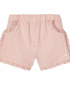 Bashita Organic Cotton Shorts Powder pink Petit Bateau Fashion Baby