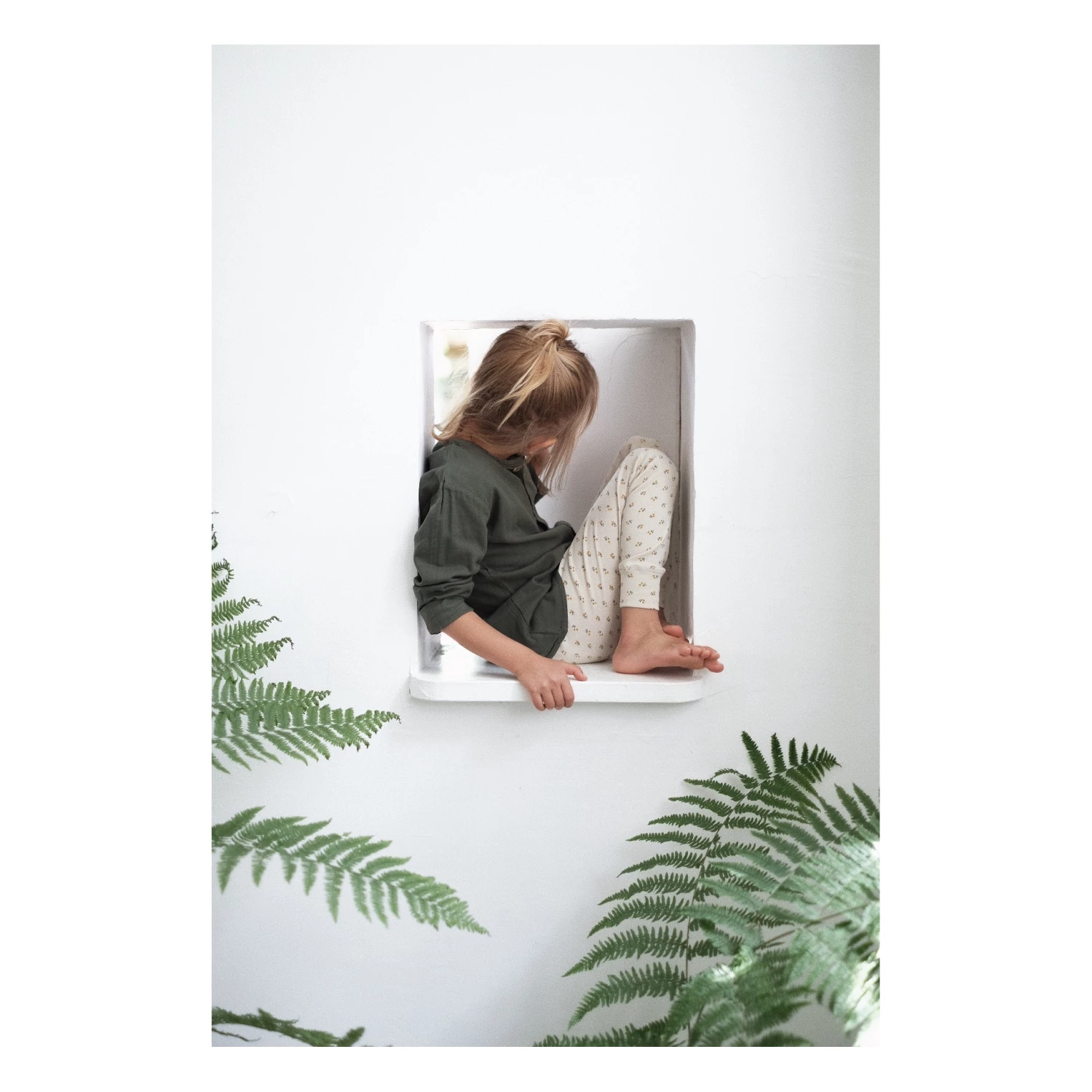 Basil Organic Cotton Leggings Honey Poudre Organic Fashion Baby, Children 4 Basil Organic Cotton Leggings Honey Poudre Organic Fashion Baby, Children - Image 4