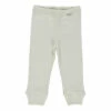 Basil Organic Cotton Pointelle Leggings Off white Poudre Organic Fashion Baby