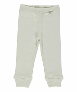 Basil Organic Cotton Pointelle Leggings Off white Poudre Organic Fashion Baby
