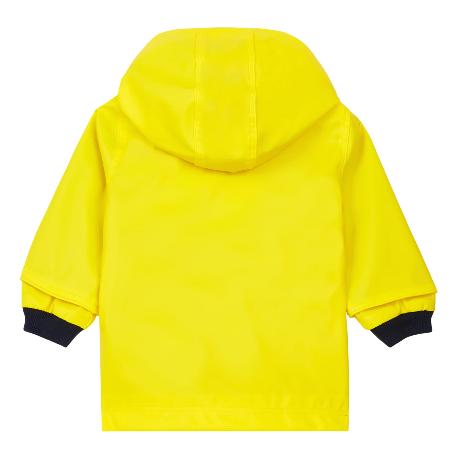 Basil Recycled Fibre Raincoat Yellow Petit Bateau Fashion Baby 3 Basil Recycled Fibre Raincoat Yellow Petit Bateau Fashion Baby - Image 3