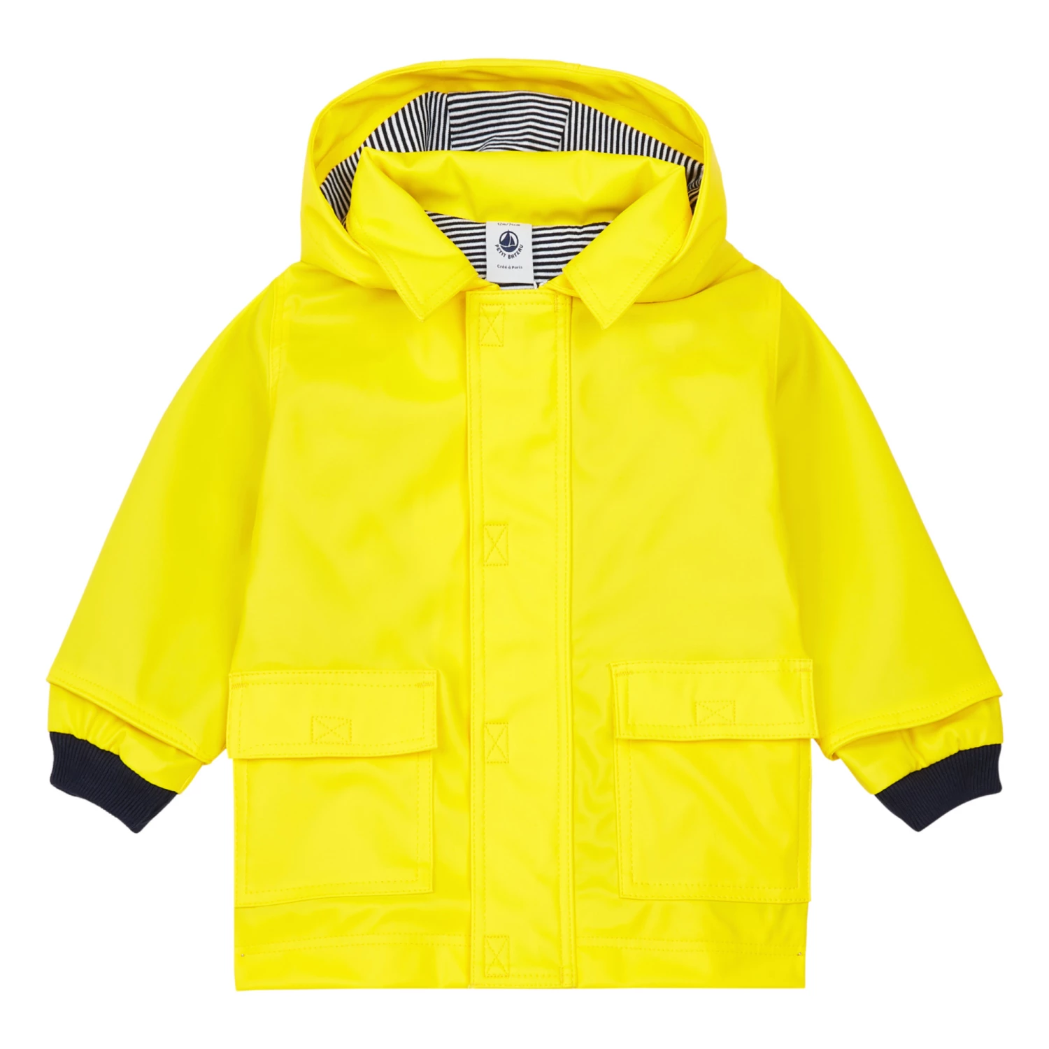 Basil Recycled Fibre Raincoat Yellow Petit Bateau Fashion Baby 1 Basil Recycled Fibre Raincoat Yellow Petit Bateau Fashion Baby