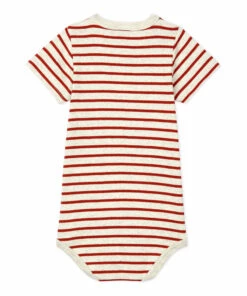 Batox Organic Cotton Baby Bodysuit Beige Petit Bateau Fashion Baby -Baby Tops Elegant Store batox organic cotton baby bodysuit beige petit bateau fashion baby 2