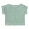Bay Leaf Organic Cotton Terry Cloth T-shirt Blue Poudre Organic Fashion Baby