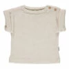 Bay leaf terry cloth t-shirt Ecru Poudre Organic Fashion Baby, Children