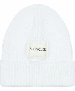 Beanie White Moncler Fashion Baby