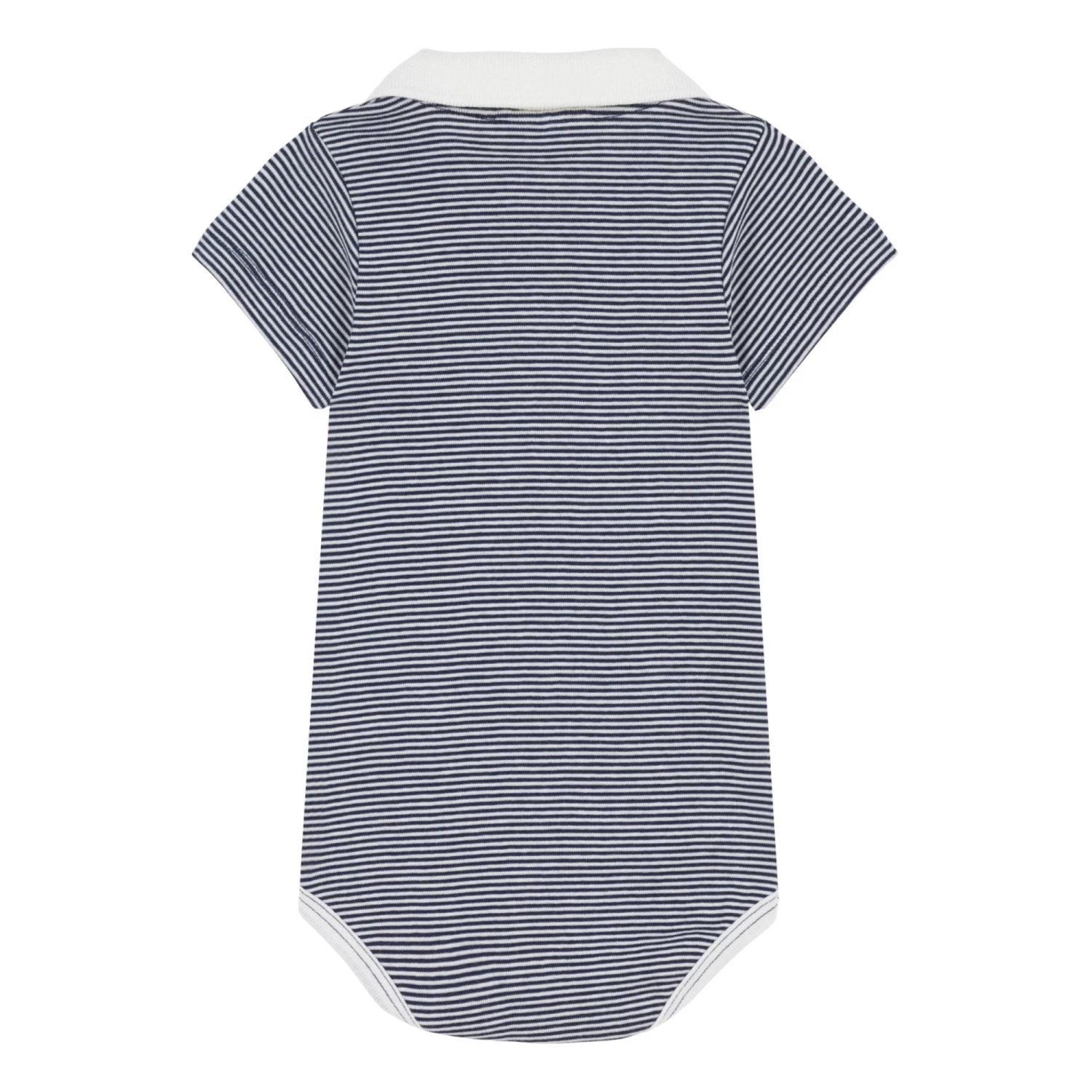 Bec Organic Cotton Baby Bodysuit White Petit Bateau Fashion Baby 3 Bec Organic Cotton Baby Bodysuit White Petit Bateau Fashion Baby - Image 3