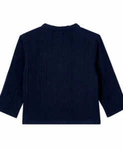 Before Organic Cotton Shirt Navy blue Petit Bateau Fashion Baby -Baby Tops Elegant Store before organic cotton shirt navy blue petit bateau fashion baby 2