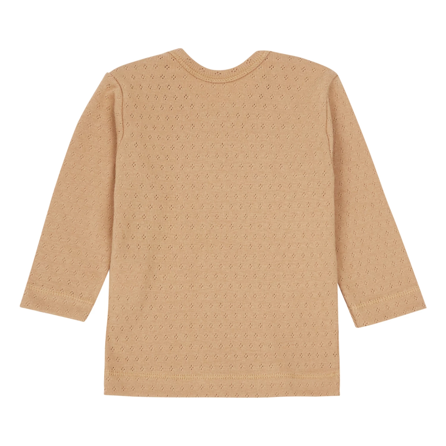 Begonia Openwork T-Shirt Camel Poudre Organic Fashion Baby 2 Begonia Openwork T-Shirt Camel Poudre Organic Fashion Baby - Image 2