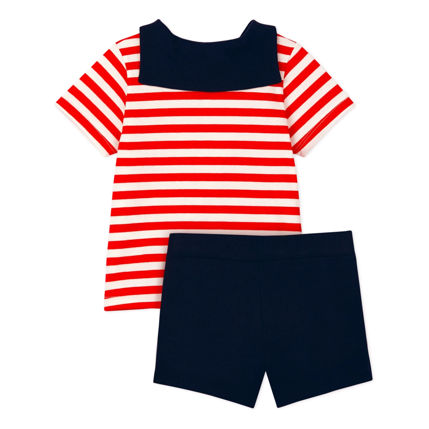 Belfort Top & Bottom Set Red Petit Bateau Fashion Baby 3 Belfort Top & Bottom Set Red Petit Bateau Fashion Baby - Image 3