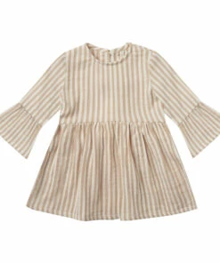 Bell Striped Dress Yellow Rylee + Cru Fashion Baby, Children
