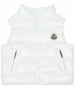 Bernard Down Vest Ecru Moncler Fashion Baby, Children