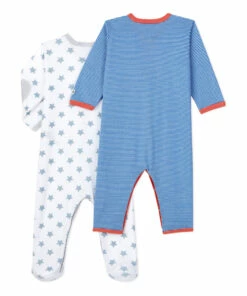 Berthillon Organic Cotton Pyjama Set Blue Petit Bateau Fashion Baby 5 Berthillon Organic Cotton Pyjama Set Blue Petit Bateau Fashion Baby -Baby Tops Elegant Store berthillon organic cotton pyjama set blue petit bateau fashion baby 2