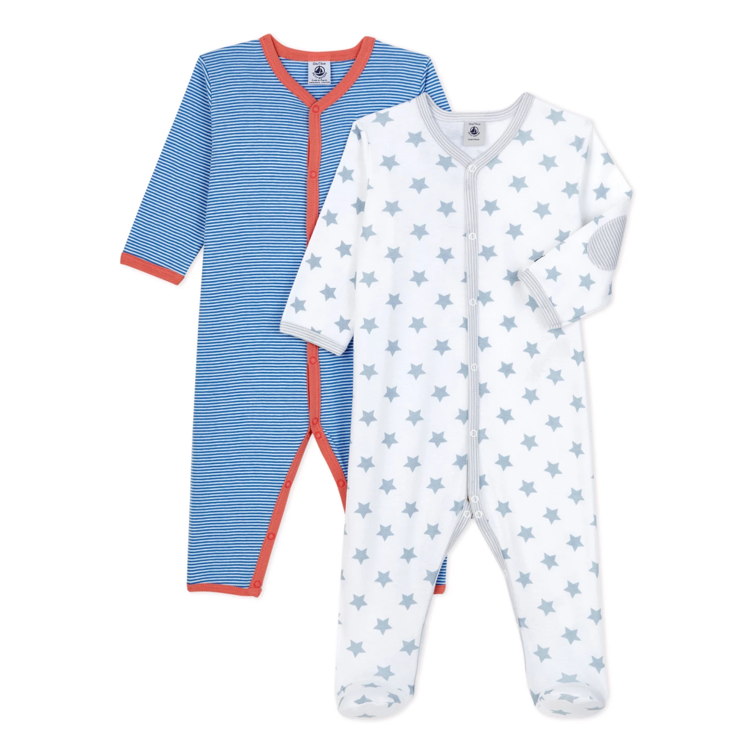 Berthillon Organic Cotton Pyjama Set Blue Petit Bateau Fashion Baby 1 Berthillon Organic Cotton Pyjama Set Blue Petit Bateau Fashion Baby