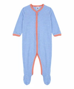 Bertho Organic Cotton Pyjamas Blue Petit Bateau Fashion Baby