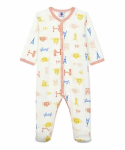 Bertin Pyjamas White Petit Bateau Fashion Baby