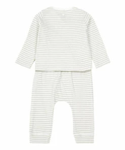 Beta Organic Cotton Set White Petit Bateau Fashion Baby -Baby Tops Elegant Store beta organic cotton set white petit bateau fashion baby 2
