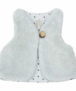 Beti Sherpa Vest Light grey Bonton Fashion Baby