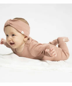 Bi Silk Headband Powder pink Minimalisma Fashion Baby, Children -Baby Tops Elegant Store bi silk headband powder pink minimalisma fashion baby children 2