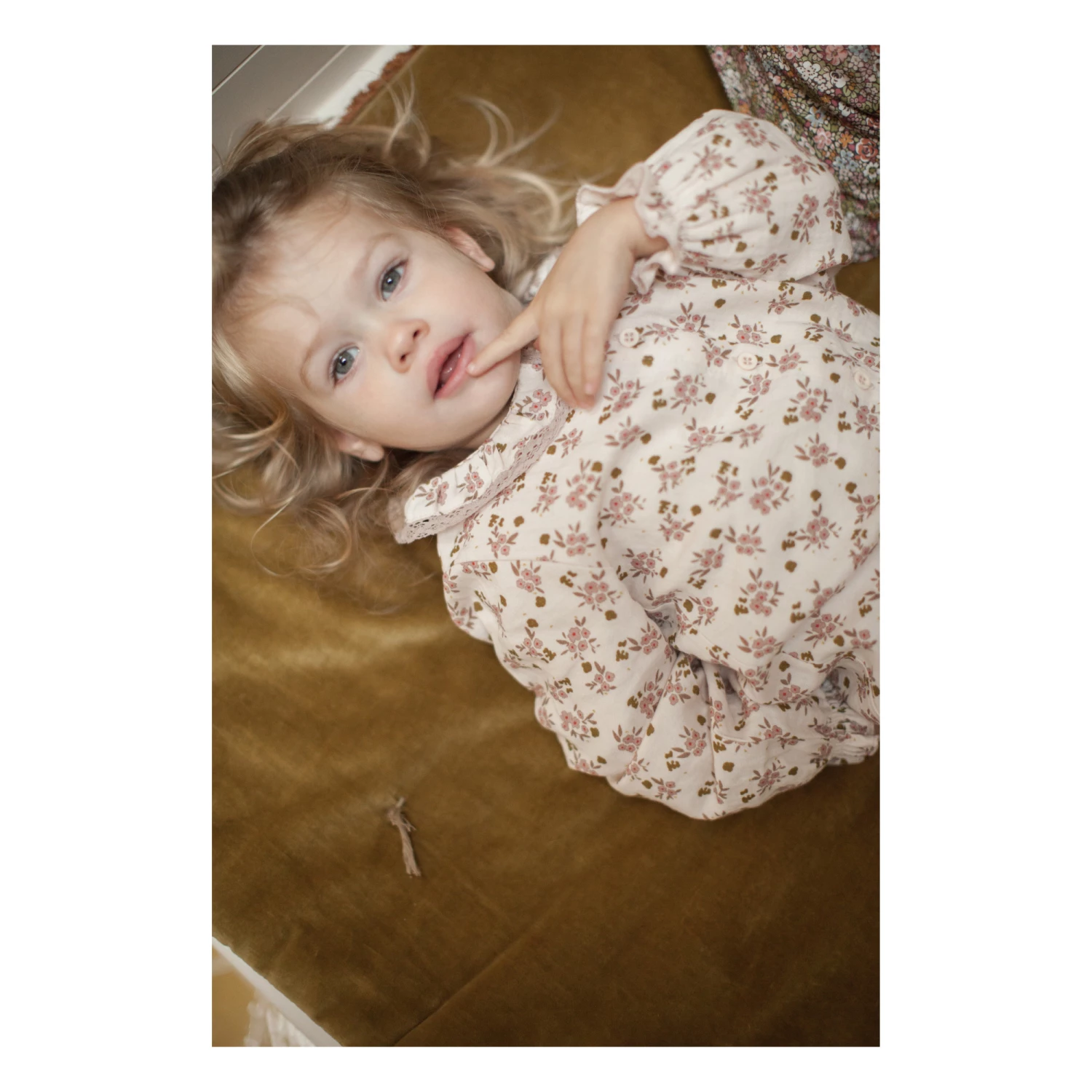 Bianca Cotton Muslin Blouse Ecru Marlot Paris Fashion Baby, Children 2 Bianca Cotton Muslin Blouse Ecru Marlot Paris Fashion Baby, Children - Image 2