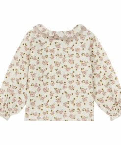Bianca Cotton Muslin Blouse Ecru Marlot Paris Fashion Baby, Children 5 Bianca Cotton Muslin Blouse Ecru Marlot Paris Fashion Baby, Children -Baby Tops Elegant Store bianca cotton muslin blouse ecru marlot paris fashion baby children 2