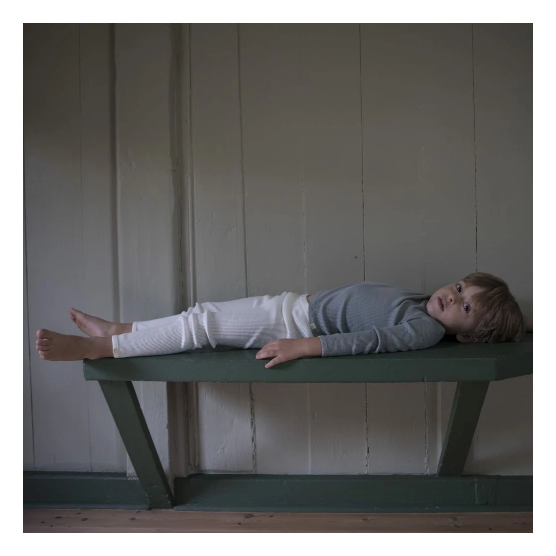 Bieber Silk Cotton Leggings Off white Minimalisma Fashion Baby, Children 2 Bieber Silk Cotton Leggings Off white Minimalisma Fashion Baby, Children - Image 2