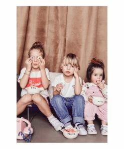 Big Bisou organic cotton T-shirt White Mathilde Cabanas Fashion Baby -Baby Tops Elegant Store big bisou organic cotton t shirtbig bisou organic cotton t shirt white mathilde cabanas fashion baby 2