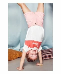 Big Bisou organic cotton T-shirt White Mathilde Cabanas Fashion Baby -Baby Tops Elegant Store big bisou organic cotton t shirtbig bisou organic cotton t shirt white mathilde cabanas fashion baby 3