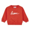 Bisou Sweatshirt Red Mathilde Cabanas Fashion Baby, Children