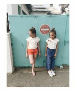 Bisou T-shirt White Mathilde Cabanas Fashion Baby -Baby Tops Elegant Store bisou t shirtbisou t shirt white mathilde cabanas fashion baby 3