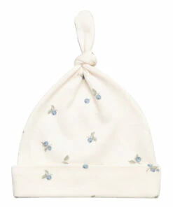 Blueberry Cotton Jersey Beanie Ivory garbo&friends Fashion Baby