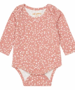 Bob Baby Bodysuit Dusty Pink Soft Gallery Fashion Baby