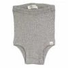 Bobbi Silk and Cotton High-waisted Briefs Grey Minimalisma Fashion Baby, Children