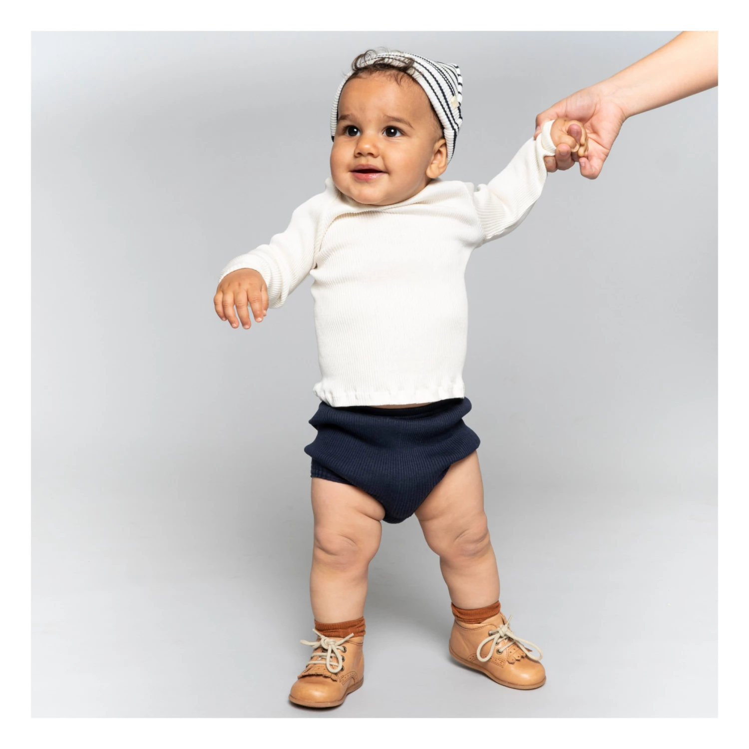 Bobbi Silk Bloomers Navy blue Minimalisma Fashion Baby 2 Bobbi Silk Bloomers Navy blue Minimalisma Fashion Baby - Image 2