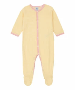 Bolasie Organic Cotton Pyjamas Yellow Petit Bateau Fashion Baby