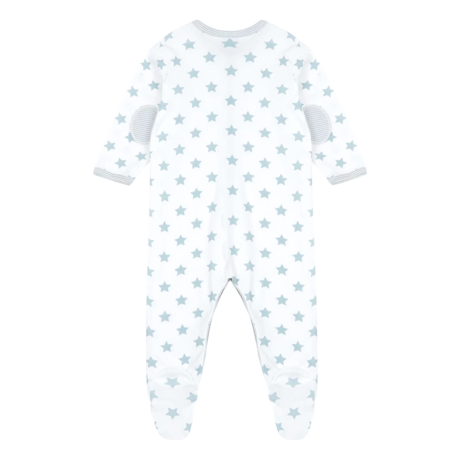 Bonmichou Pyjamas White Petit Bateau Fashion Baby 2 Bonmichou Pyjamas White Petit Bateau Fashion Baby - Image 2