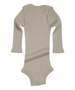 Bono Silk Babygrow Taupe grey Minimalisma Fashion Baby -Baby Tops Elegant Store bono silk babygrow taupe grey minimalisma fashion baby 2
