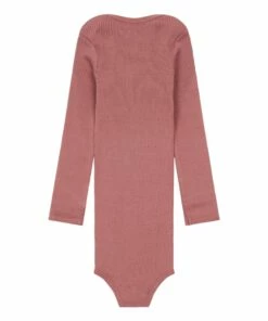 Bono Silk Cotton Bodysuit Dusty Pink Minimalisma Fashion Baby -Baby Tops Elegant Store bono silk cotton bodysuitbono silk cotton bodysuit dusty pink minimalisma fashion baby 3