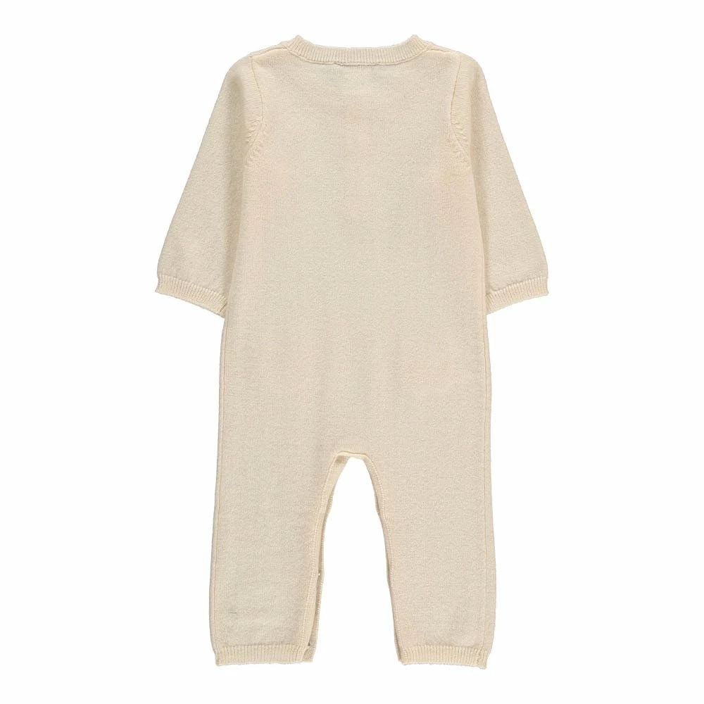 Boris Cashmere Jumpsuit Off white Les lutins Fashion Baby 3 Boris Cashmere Jumpsuit Off white Les lutins Fashion Baby - Image 3