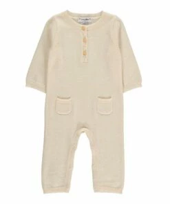 Boris Cashmere Jumpsuit Off white Les lutins Fashion Baby